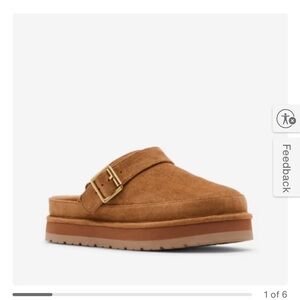 Madden Girl Women's Tan Suede Slip-On Mules